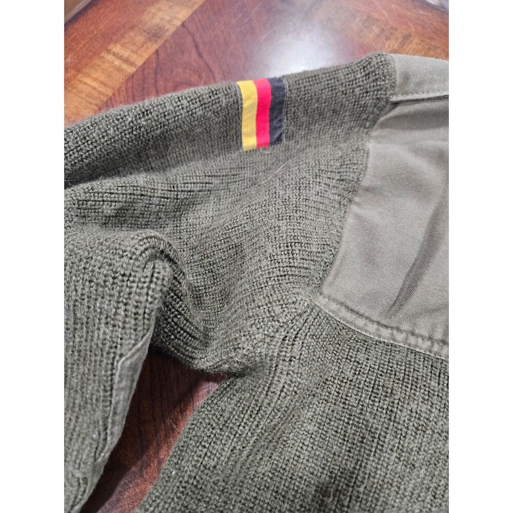 Bundeswehr Wool Service Sweater 46 German Military Surplus Gorpcore M - Picture 5 of 8